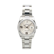 Load image into Gallery viewer, Rolex Datejust ref. 116200 Silver Flower Dial - Oyster Bracelet - Full Set
