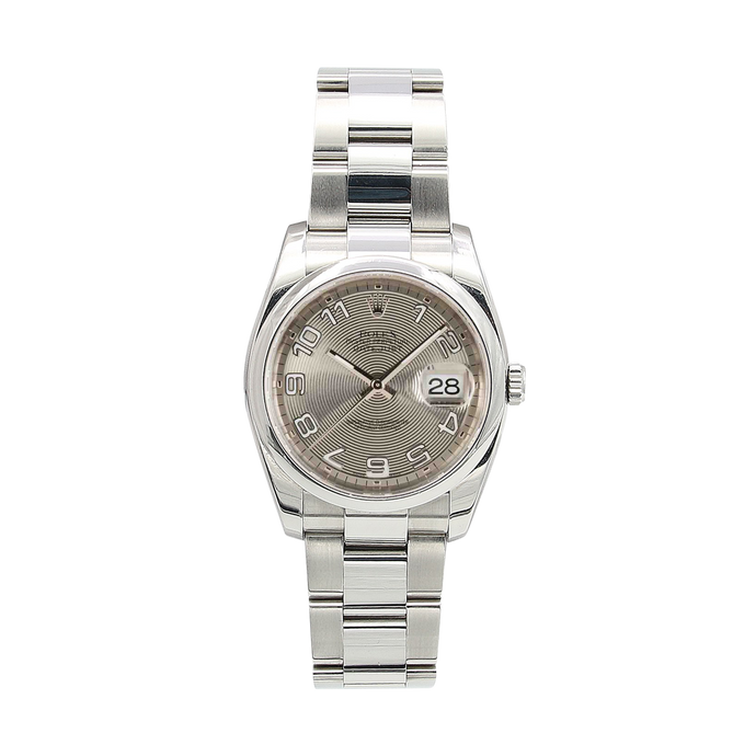Rolex Datejust ref. 116200 Racing Concentric (Silver) Dial - Oyster Bracelet - Full Set