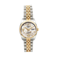 Load image into Gallery viewer, Rolex Datejust ref. 116233 Silver Flower Dial Jubilee bracelet Full set
