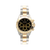 Rolex Daytona ref. 16523 Oyster-Armband aus Stahl und Gold mit schwarzem Zifferblatt – komplettes Set