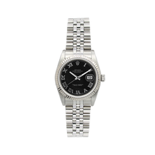 Load image into Gallery viewer, Rolex Datejust ref. 68274 Black Roman Dial - Jubilee bracelet - Full Set
