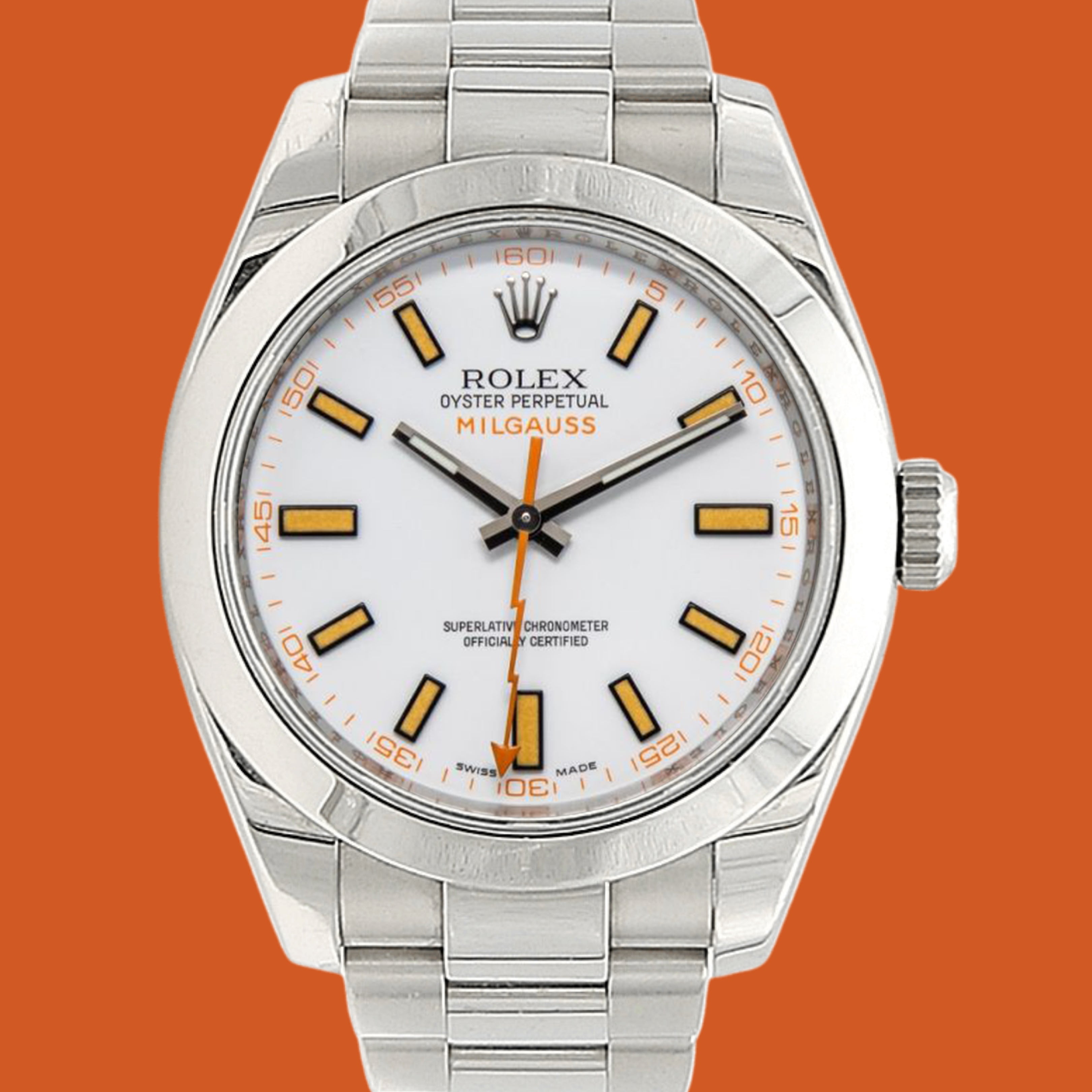Rolex Milgauss 116400 - White Dial - Full Set – Debonar Watches z o.o