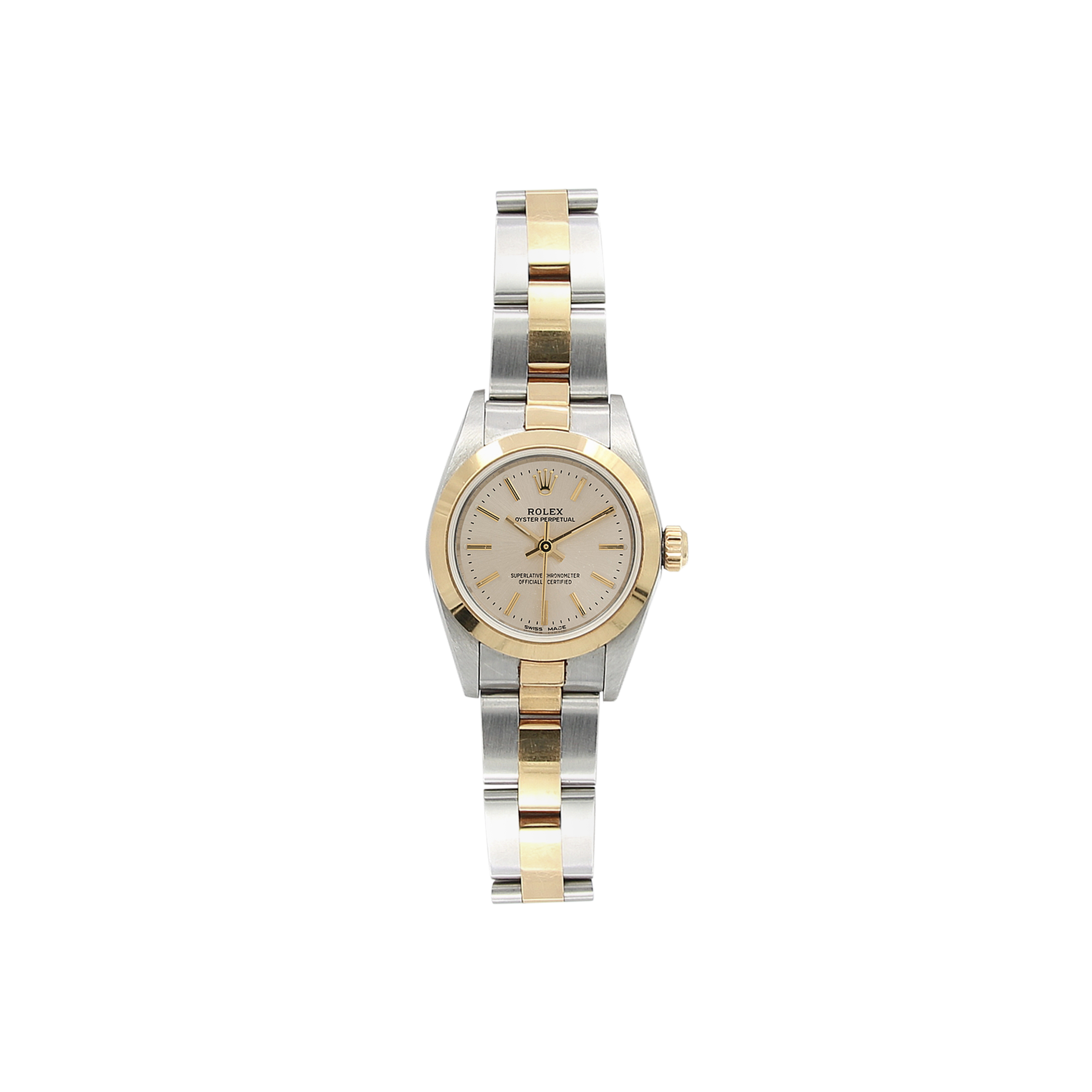 Buy Online Rolex Oyster Perpetual Lady 67183 Steel Gold Silver Dial Debonar Watches Sp. z o.o