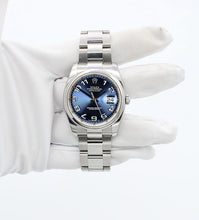 Load image into Gallery viewer, Rolex Datejust ref. 116200 Blue Arabic Dial - Oyster Bracelet - Full Set
