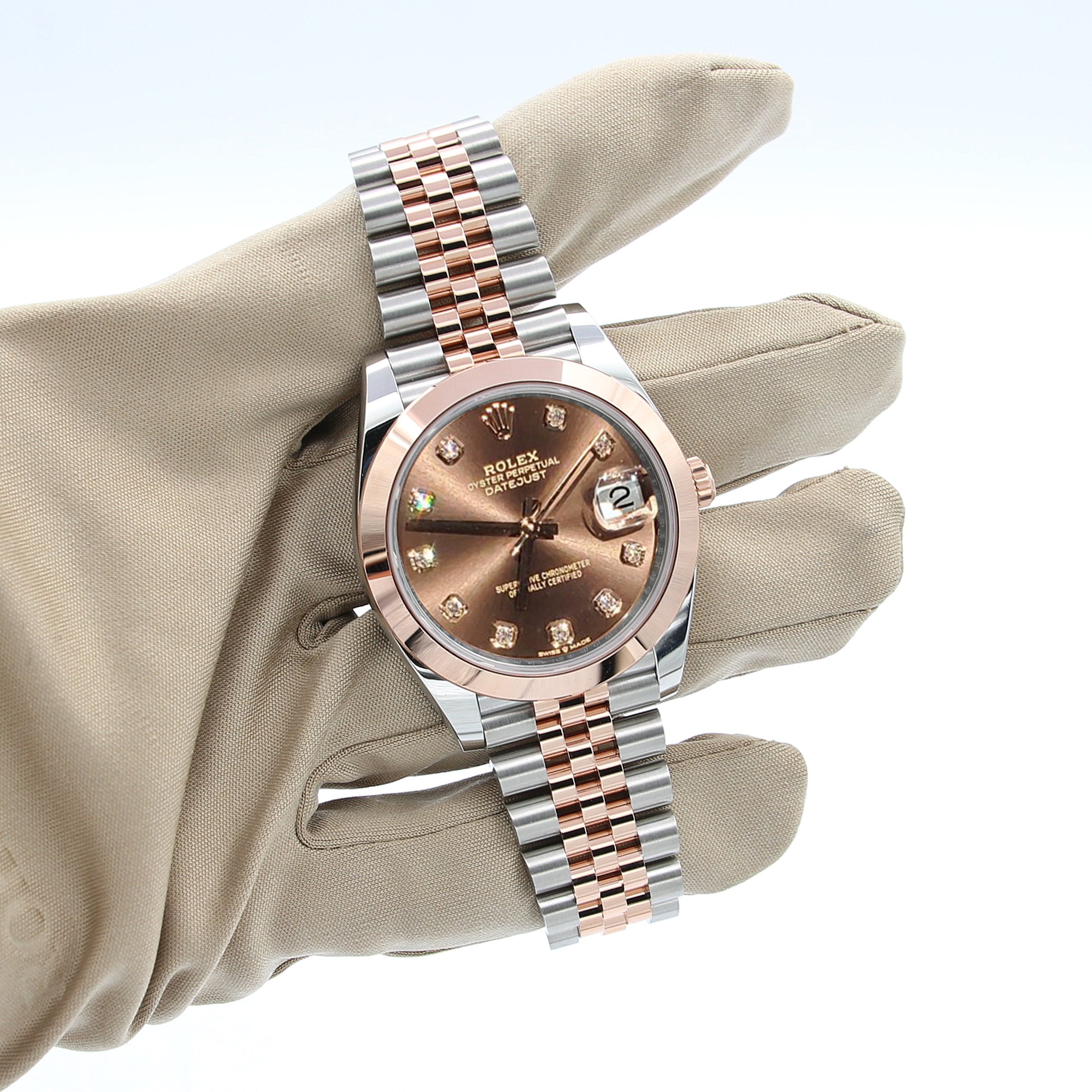 Buy Online Watch Rolex Datejust 126301 Chocolate Diamonds Dial