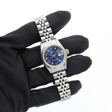 Load image into Gallery viewer, Rolex Lady-Datejust ref. 69174 - Blue Arabic Dial Jubilee bracelet - Full Set
