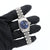 Rolex Lady-Datejust ref. 69174 – Jubiläumsarmband mit blauem arabischem Zifferblatt – komplettes Set