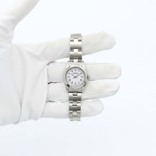 Load image into Gallery viewer, Rolex Lady Oyster Perpetual 67180 White Roman (Small) dial Oyster bracelet
