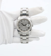Load image into Gallery viewer, Rolex Datejust ref. 116200 Silver Roman Dial - Oyster Bracelet - Full Set
