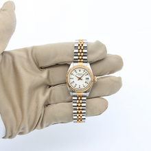 Załaduj obraz do przeglądarki galerii, Rolex Datejust Lady ref. 69173 Steel/Gold - White Roman Dial - Full Set
