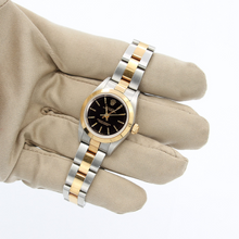 Load image into Gallery viewer, Rolex Oyster Perpetual Lady ref. 67183 Steel/Gold - Black Dial Oyster bracelet
