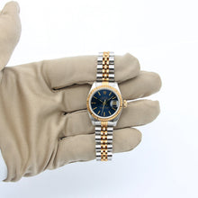 Załaduj obraz do przeglądarki galerii, Rolex Datejust Lady ref. 69173 Steel/Gold - Jubilee Bracelet - Blue Soleil Dial - Full Set
