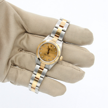 Load image into Gallery viewer, Rolex Oyster Perpetual Lady ref. 67183 Steel/Gold - Champagne Diamonds Dial Oyster bracelet
