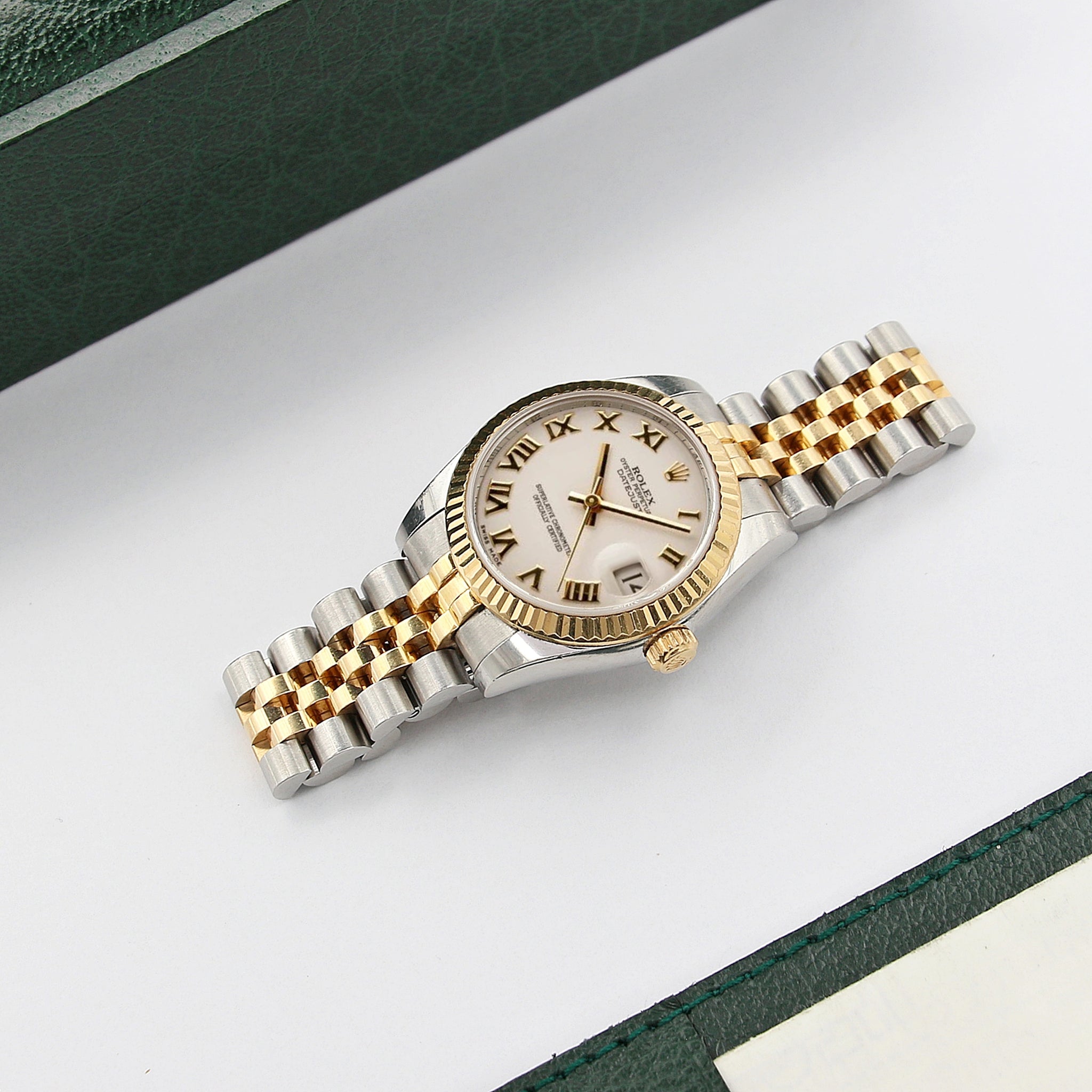 Buy Watch Rolex Datejust Mid-size 178273 White Roman Dial