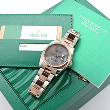 Załaduj obraz do przeglądarki galerii, Rolex Datejust ref. 116201 Gray Roman Dial Oyster bracelet - Full Set
