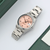 Rolex Date ref. 15200 Salmon Arabic Dial Oyster Bracelet