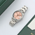 Rolex Date ref. 15200 Salmon Arabic Dial Oyster Bracelet