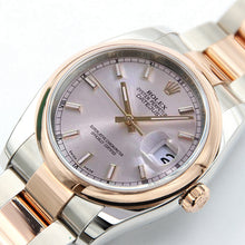 Bild in Galerie-Viewer laden, Rolex Datejust Ref. 116201 Sundust Dial Auster Armband - Volles Set
