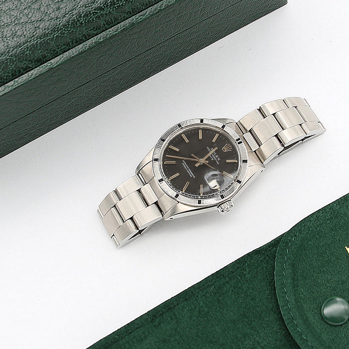 Rolex Oyster Perpetual Date ref. 1501 34mm - Black Dial (III) - Oyster bracelet