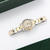 Rolex Datejust Lady ref. 69173 Stahl/Gold – Weißes Zifferblatt mit kleinen römischen Indizes – Oyster-Armband – komplettes Set