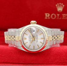 Bild in Galerie-Viewer laden, Rolex Datejust Lady Ref. 79173 Stahl/Gold - Jubiläumsarmband - Silber -Zifferblatt
