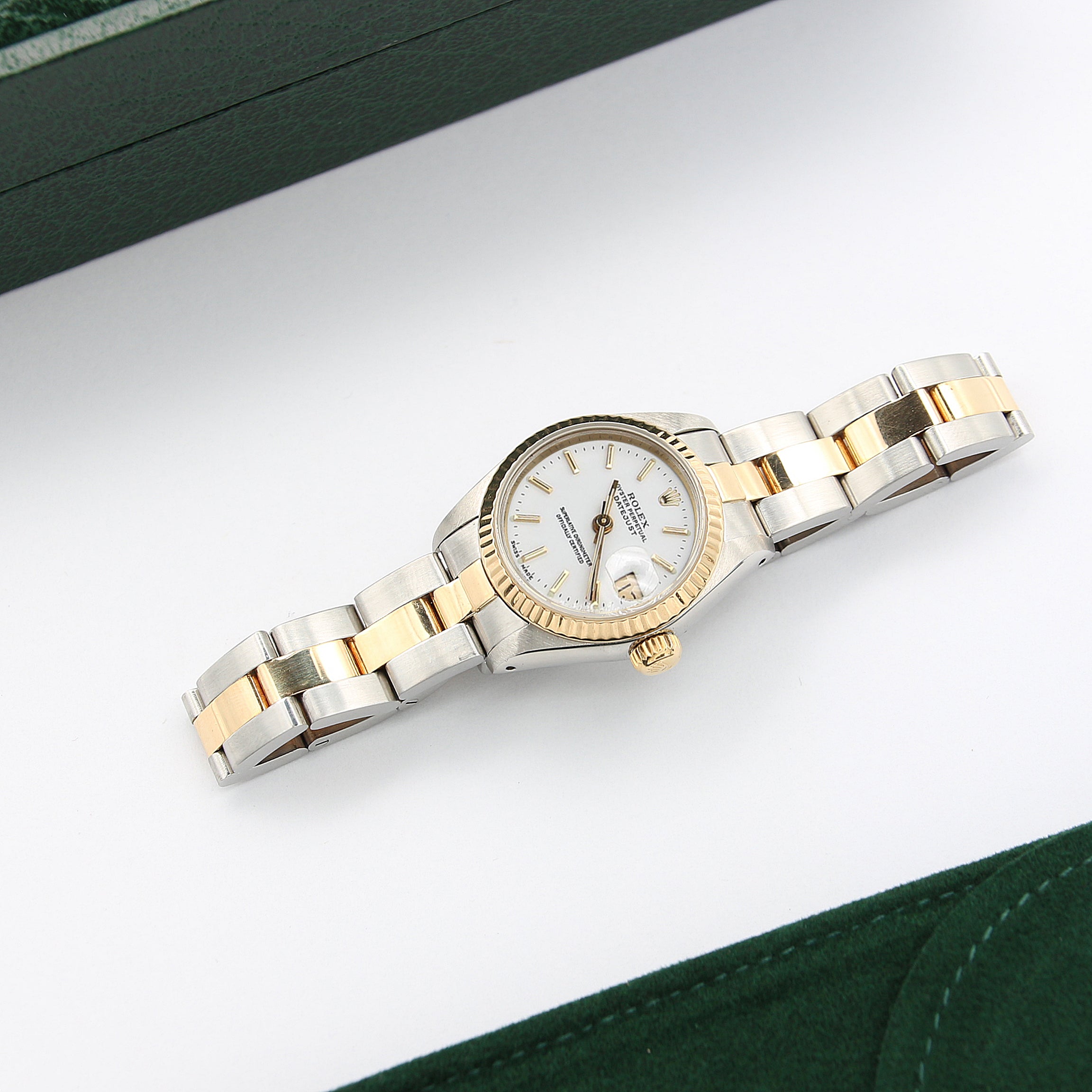 Rolex Datejust Lady ref. 69173 Steel/Gold - Oyster Bracelet - White Dial - Full Set