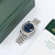 Rolex Datejust ref. 116234 Blaues Soleil-Diamant-Zifferblatt – Jubiläum – Komplettset