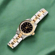 Load image into Gallery viewer, Rolex Oyster Perpetual Lady ref. 67183 Steel/Gold - Black Dial Oyster bracelet
