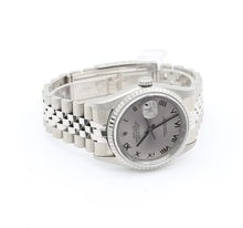 Load image into Gallery viewer, Rolex Datejust ref. 16220 Grey Roman Dial Jubilee Bracelet
