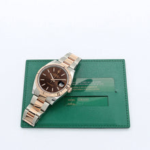 Charger l&#39;image dans la galerie, Rolex Datejust ref. 126331 Chocolate dial Rose Gold / Steel - Oyster bracelet
