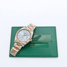 Load image into Gallery viewer, Rolex Datejust ref. 126331 Silver Motif dial Rose Gold / Steel - Oyster bracelet
