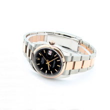 Carica l'immagine nel visualizzatore di Gallery, Rolex Datejust ref. 116201 Black Plain Dial Oyster bracelet - Full Set
