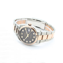 Carica l'immagine nel visualizzatore di Gallery, Rolex Datejust ref. 116201 Black Diamonds Dial Oyster bracelet - Full Set

