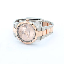 Bild in Galerie-Viewer laden, Rolex Datejust Ref. 126331 Sundust Diamonds Zifferblatt Roségold / Stahl - Austernarmband
