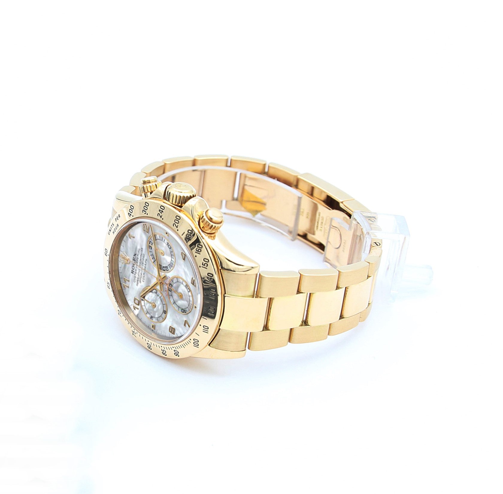 Buy Rolex Daytona ref. 116528 MOP Dial with arabic numbers - Full