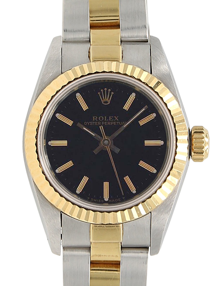 Rolex Oyster perpetual ref. 67193 Black dial - Oyster bracelet