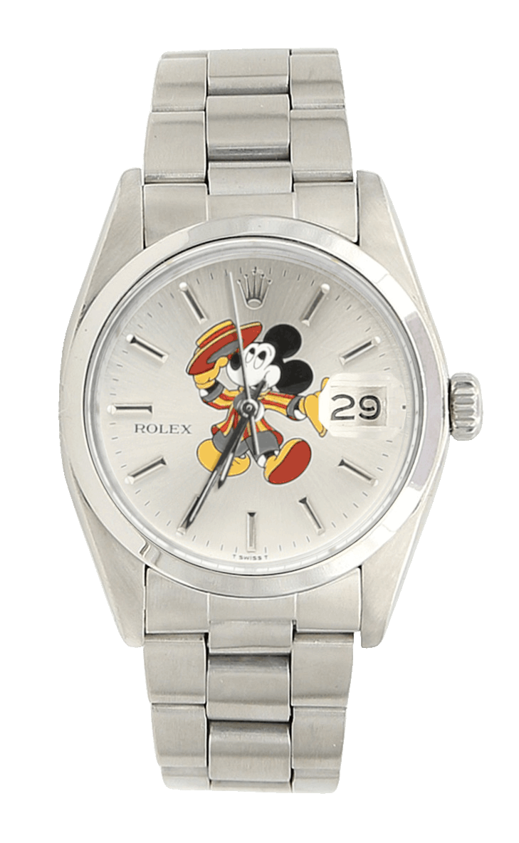 Rolex Date ref. 1500 Mickey Mouse Showman Dial