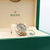 Rolex Datejust ref. 126333 Jubiläumsarmband mit Champagnermotiv-Zifferblatt – komplettes Set