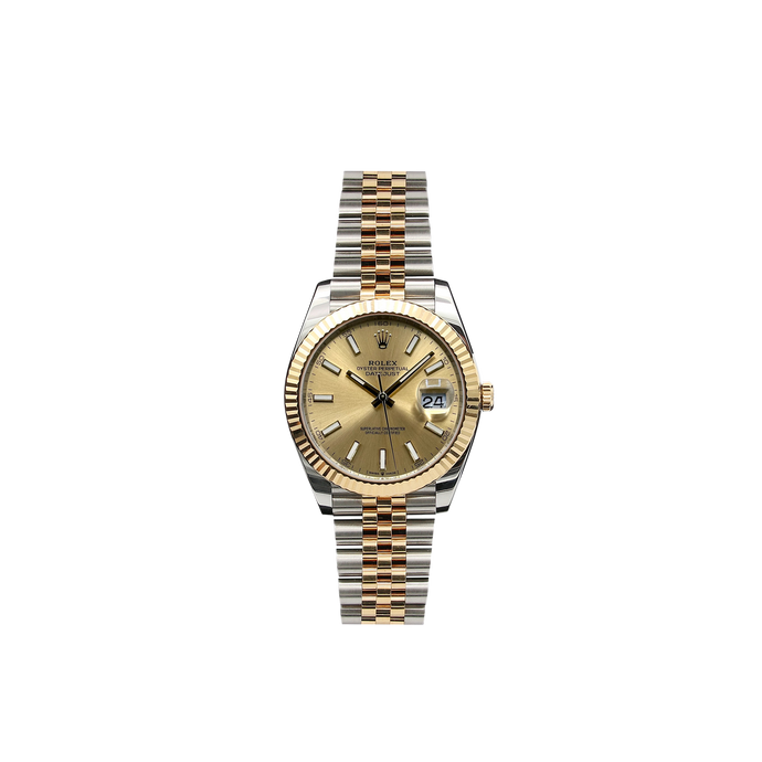 Rolex Datejust Ref. 126333 Champagner -Zifferblatt Jubiläumsarmband - Voller Set