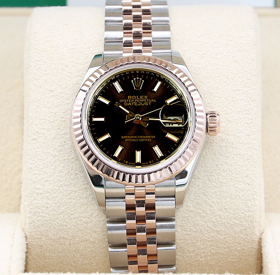 Rolex Lady Datejust ref. 279171 - Chocolate Dial - Jubilee - Full Set