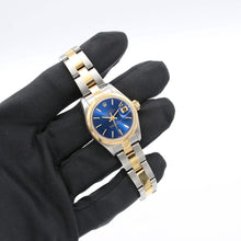 Carica l'immagine nel visualizzatore di Gallery, Rolex Datejust Lady ref. 79163 Steel/Gold - Oyster Bracelet - Blue Soleil Dial - Full Set
