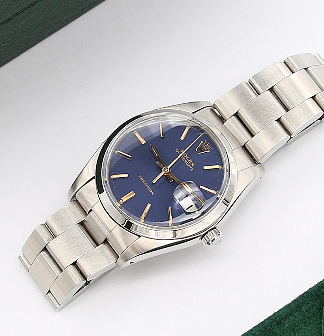 Rolex Precision Date ref. 6694 Blue Dial (Golden Indexes) - Oyster