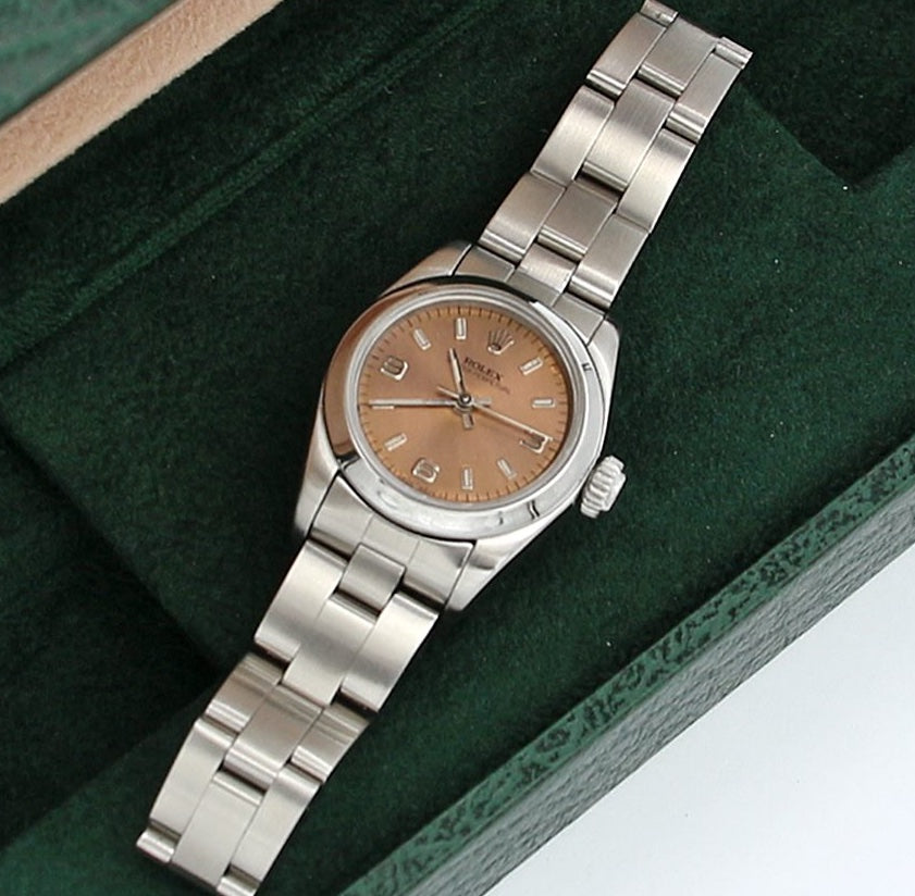 Buy Online Rolex Lady Oyster Perpetual ref. 76080 Salmon Dial