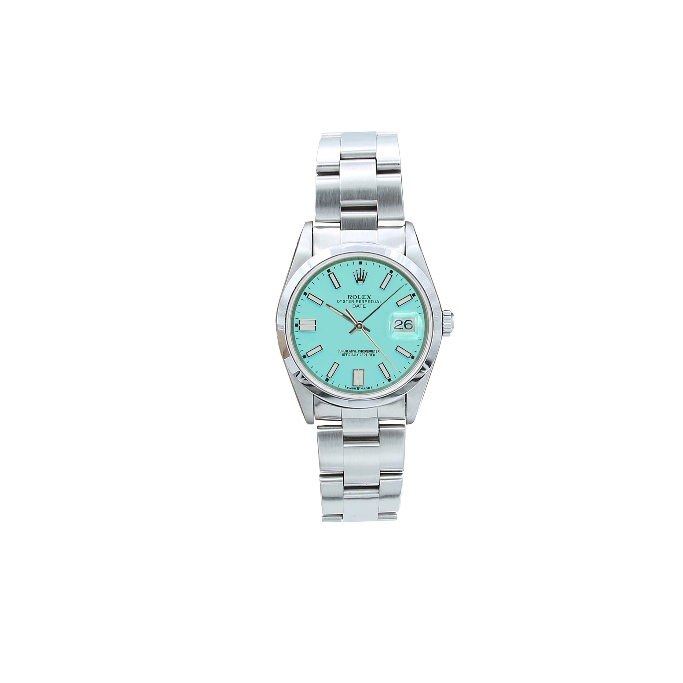 Rolex Date Ref. 15200 - Austernarmband - Tiffany -Zifferblatt