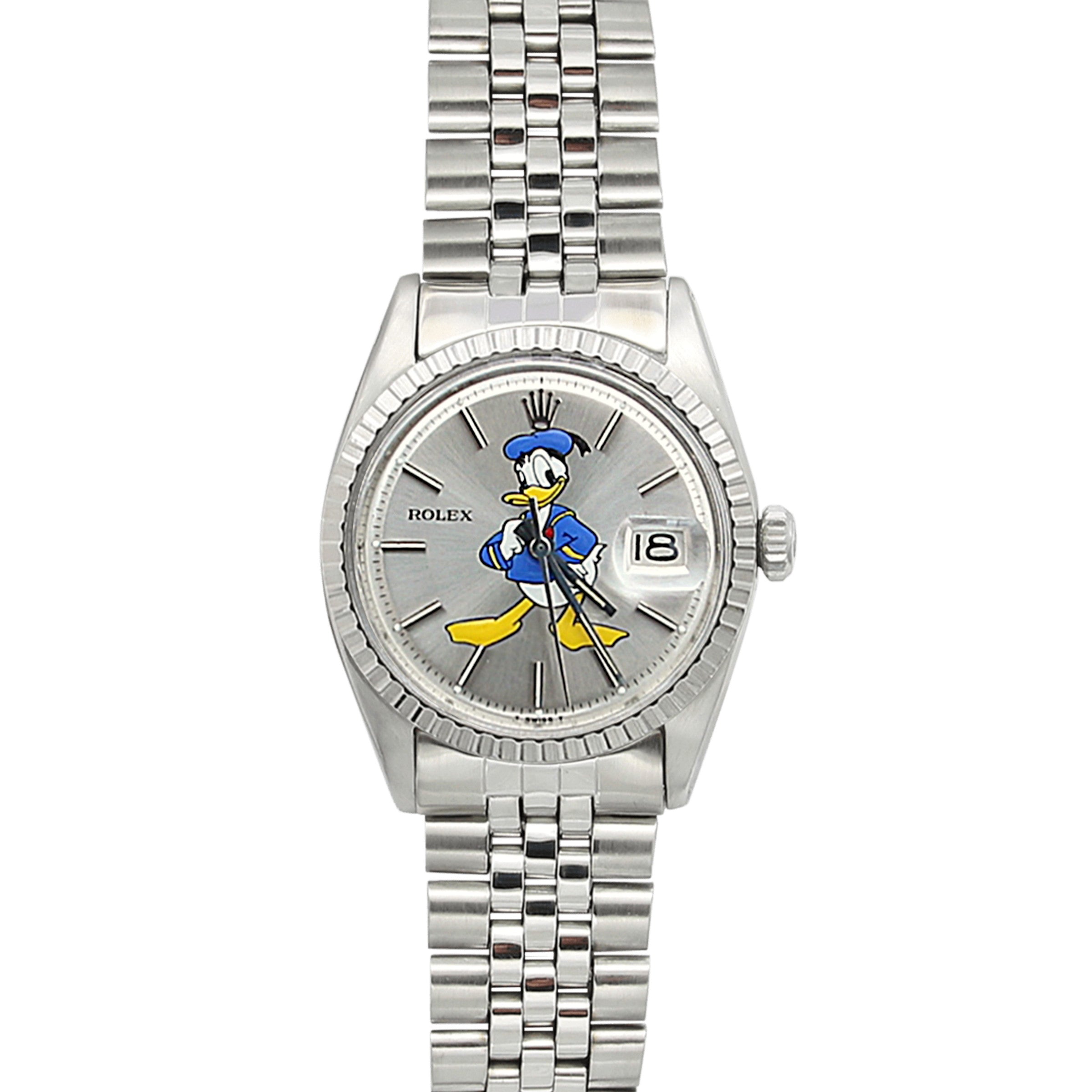 Rolex Datejust ref 1603 Donald Duck Happy Dial