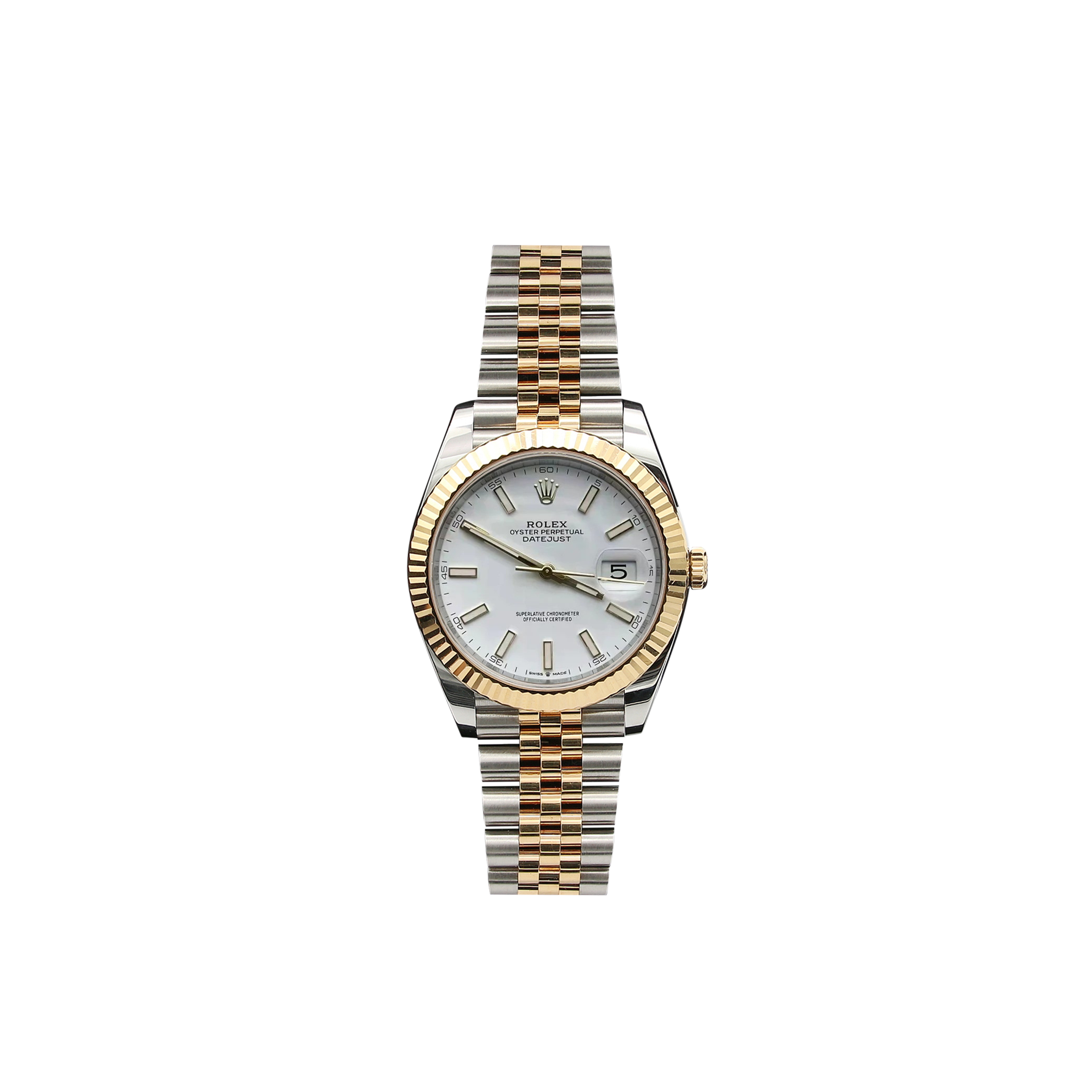 Rolex Datejust ref. 126333 White Dial Jubilee bracelet - Full Set