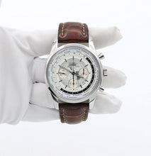 Cargar imagen en el visor de la galería, Breitling Transocean Chronograph Unitime ref. AB0510 - Leather Strap
