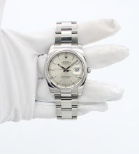 Załaduj obraz do przeglądarki galerii, Rolex Datejust Silver Dial ref. 116200 Oyster bracelet with Warranty Rolex
