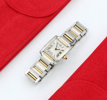 Załaduj obraz do przeglądarki galerii, Cartier Tank Française ref 2384 in Steel/Gold
