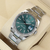 Rolex Datejust ref. 126234 Oyster-Armband mit grünem Zifferblatt – komplettes Set